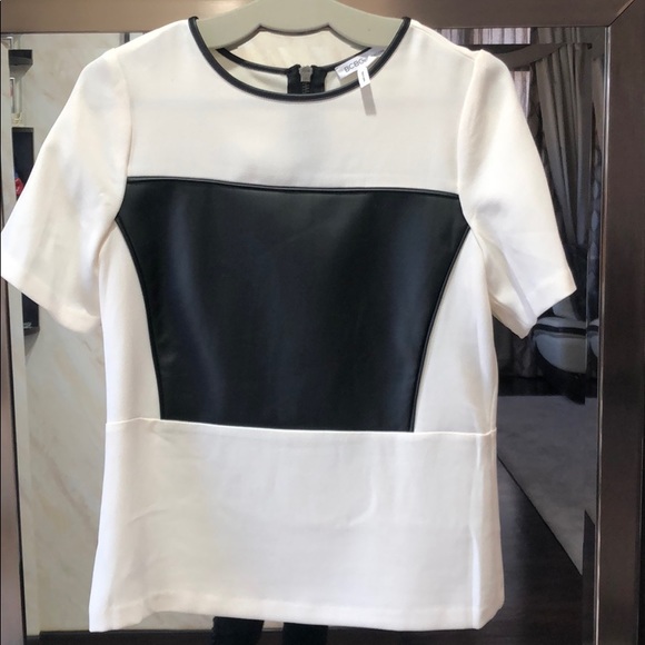 Bcbggeneration top with faux leather - Picture 1 of 7